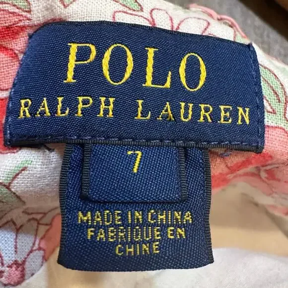 Polo Ralph Lauren Floral Dress sz 7 - Picture 4 of 9